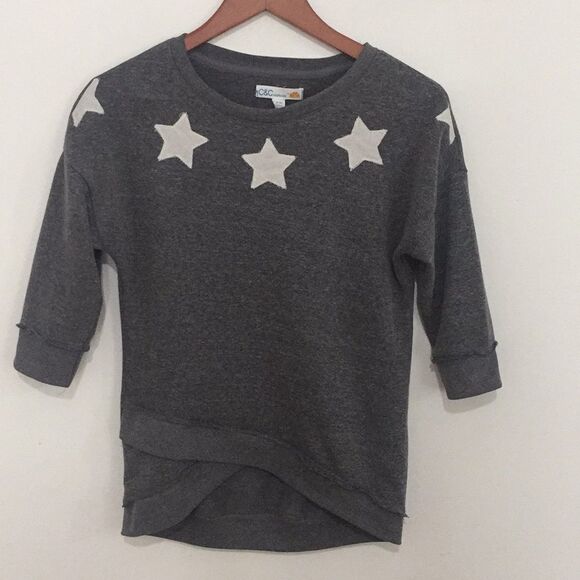 ‎C&C California patched stars sweatshirt - Picture 1 of 4